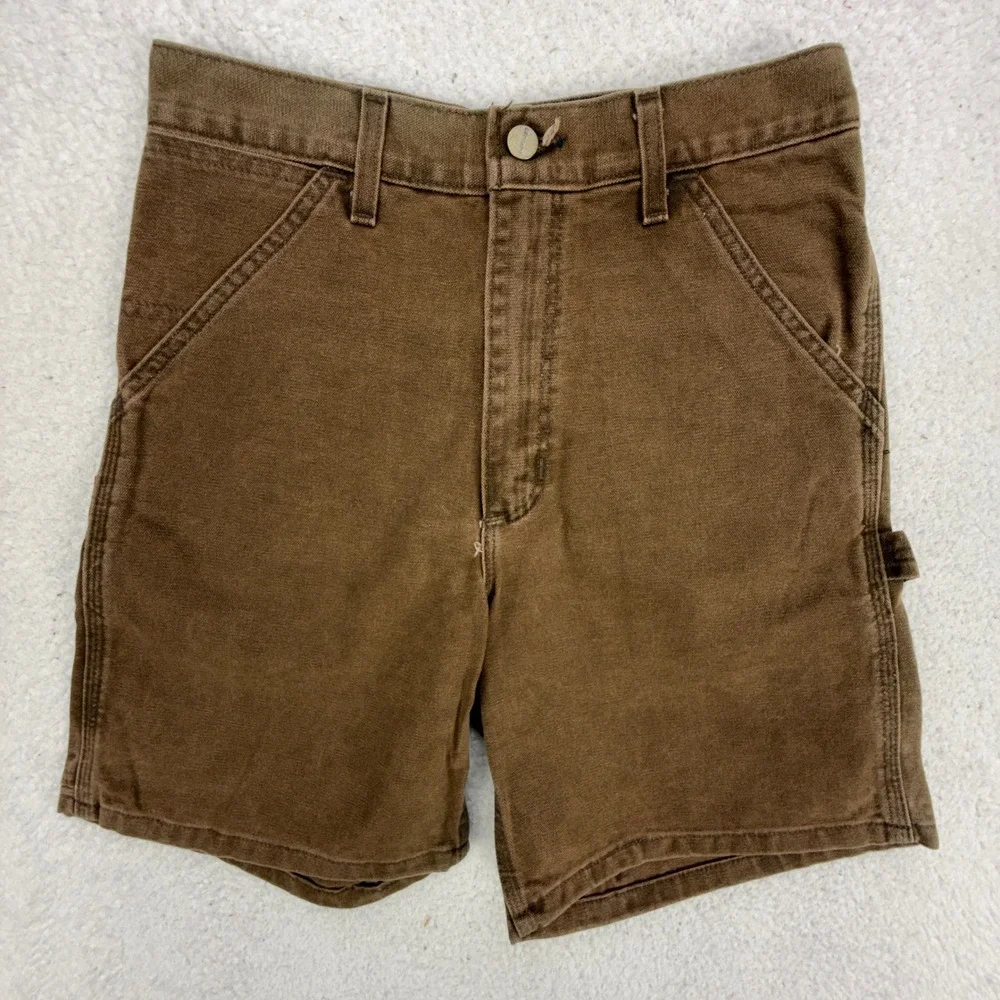 Carhartt Sandstone Duck Work Shorts Mens 29 B24 CHT Chestnut NWT NOS